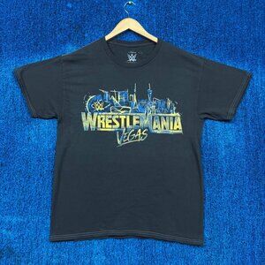 WWE Wrestlemania Las Vegas Wrestling T-Shirt Size Large